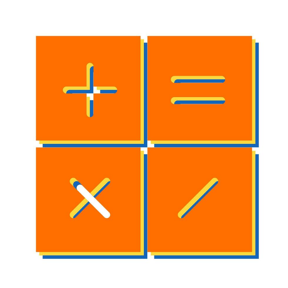 icône de vecteur de calculatrice