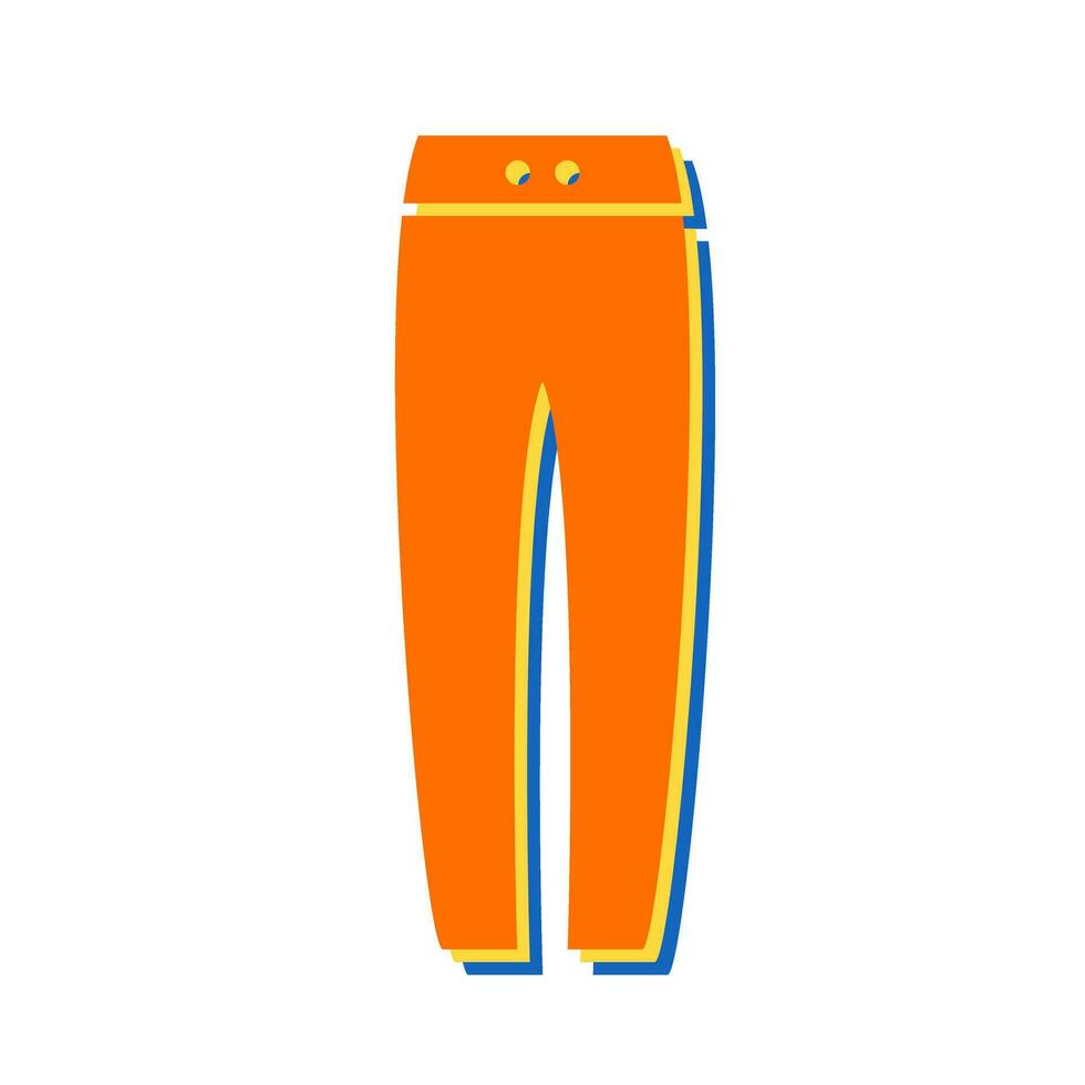 icône de vecteur de pantalon chaud