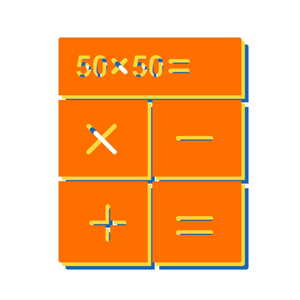 icône de vecteur de calculs