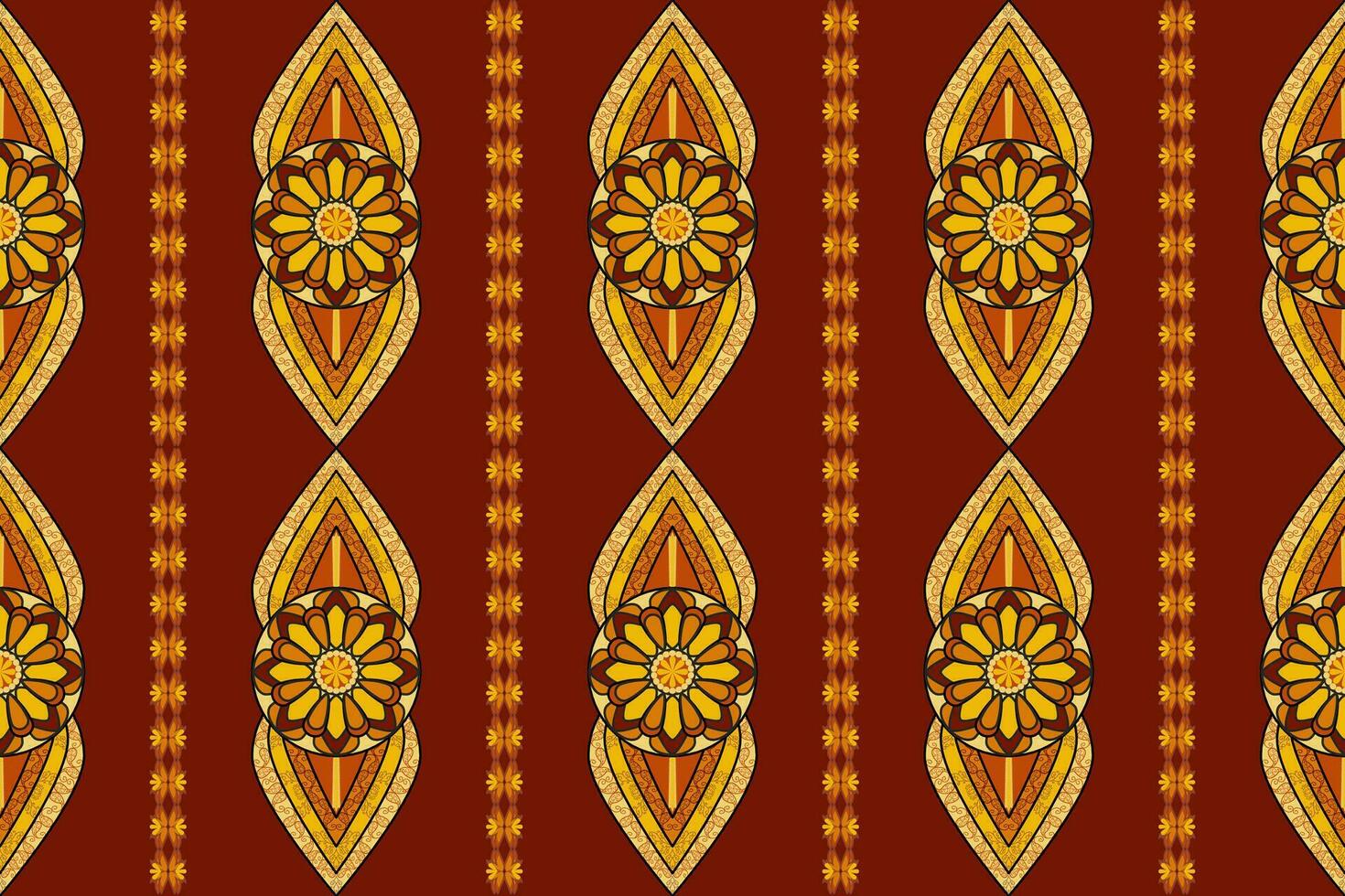 Contexte textile vecteur illustration fleuri élégant ancien style.géométrique ethnique Oriental modèle traditionnel aztèque style abstrait.design pour texture, tissu, vêtements, emballage, tapis.