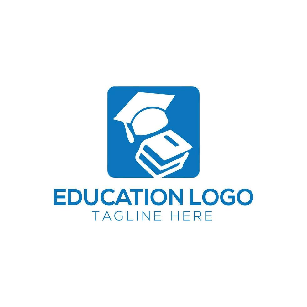 éducation logo, livres et gens logo conception éducation vecteur