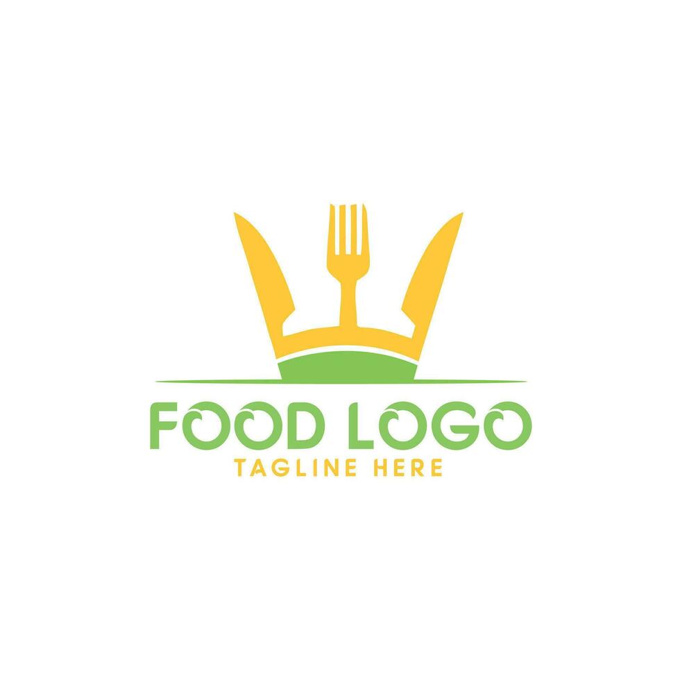 nourriture logo icône concept vecteur