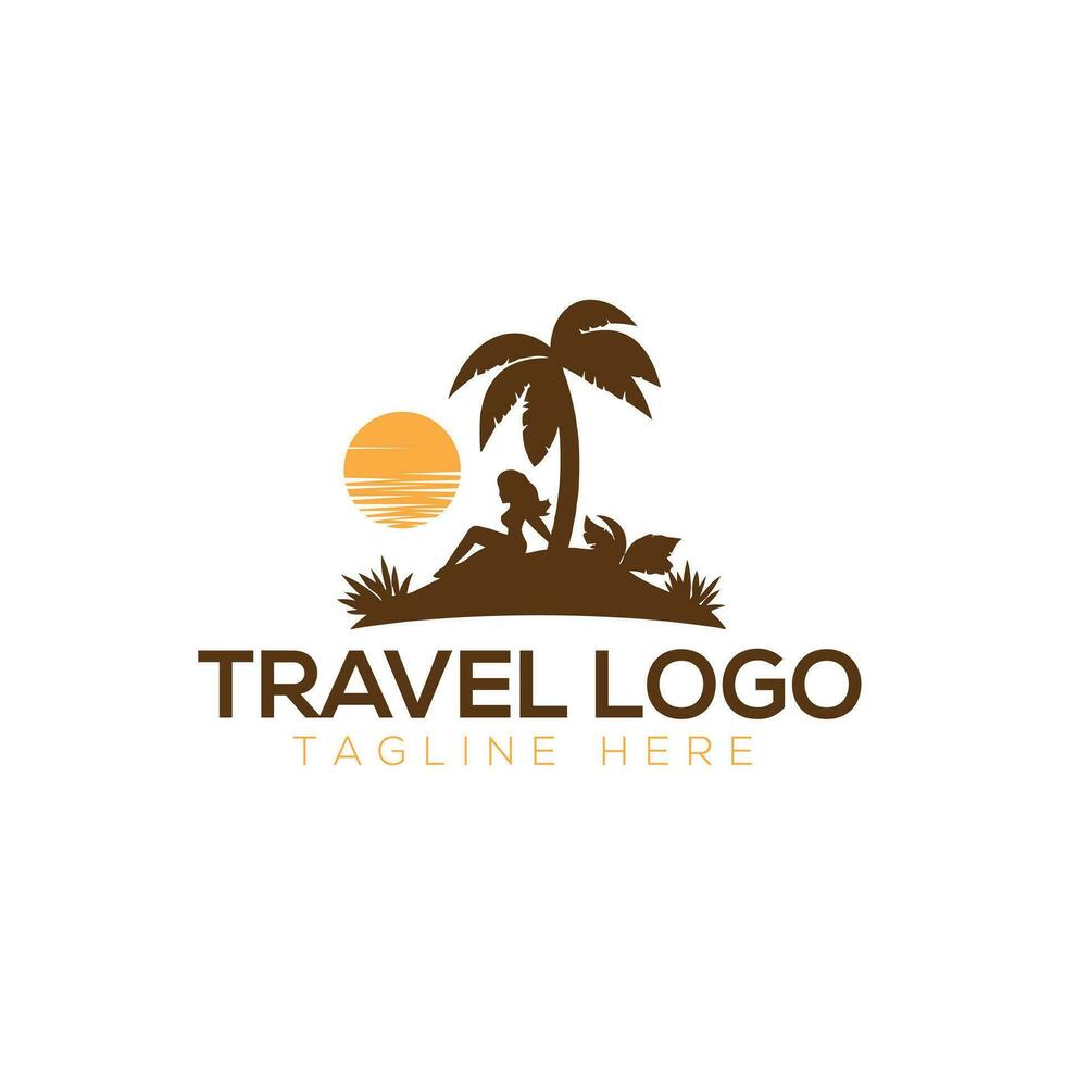 global Voyage et tour vecteur, logo vecteur