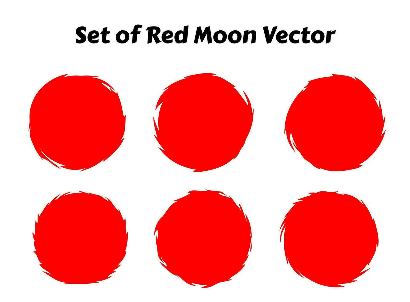 rouge lune vecteur illustration. Japonais rouge lune abstrait vecteur. rouge cercle abstrait vecteur illustration. abstrait cercle.