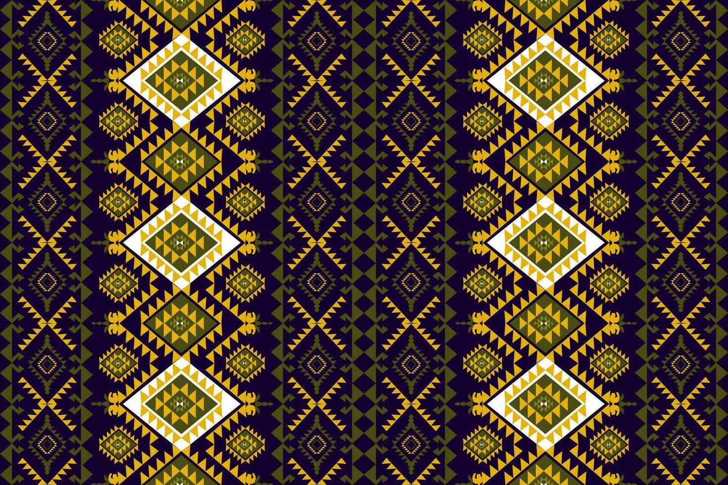 géométrique ethnique Oriental sans couture modèle thaïlandais traditionnel conception pour arrière-plan, tapis, papier peint, vêtements, emballage, batik, tissu, vecteur illustration.broderie style