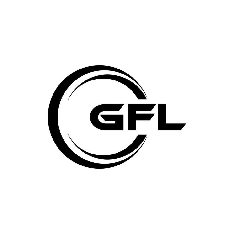 gfl logo conception, inspiration pour une unique identité. moderne élégance et Créatif conception. filigrane votre Succès avec le frappant cette logo. vecteur