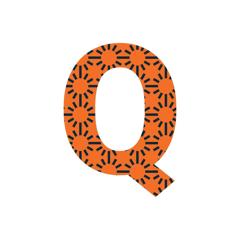 q lettre logo ou q texte logo et q mot logo conception. vecteur