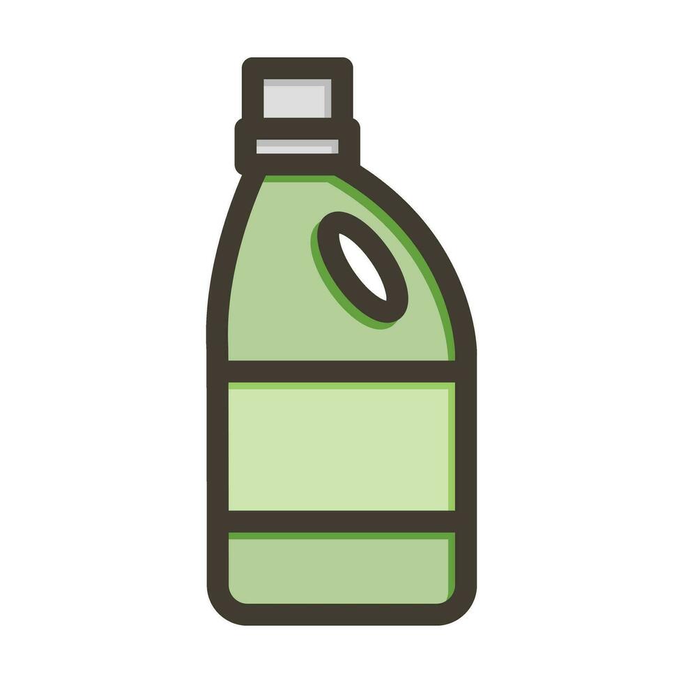 eau de Javel vecteur épais ligne rempli couleurs icône pour personnel et commercial utiliser.