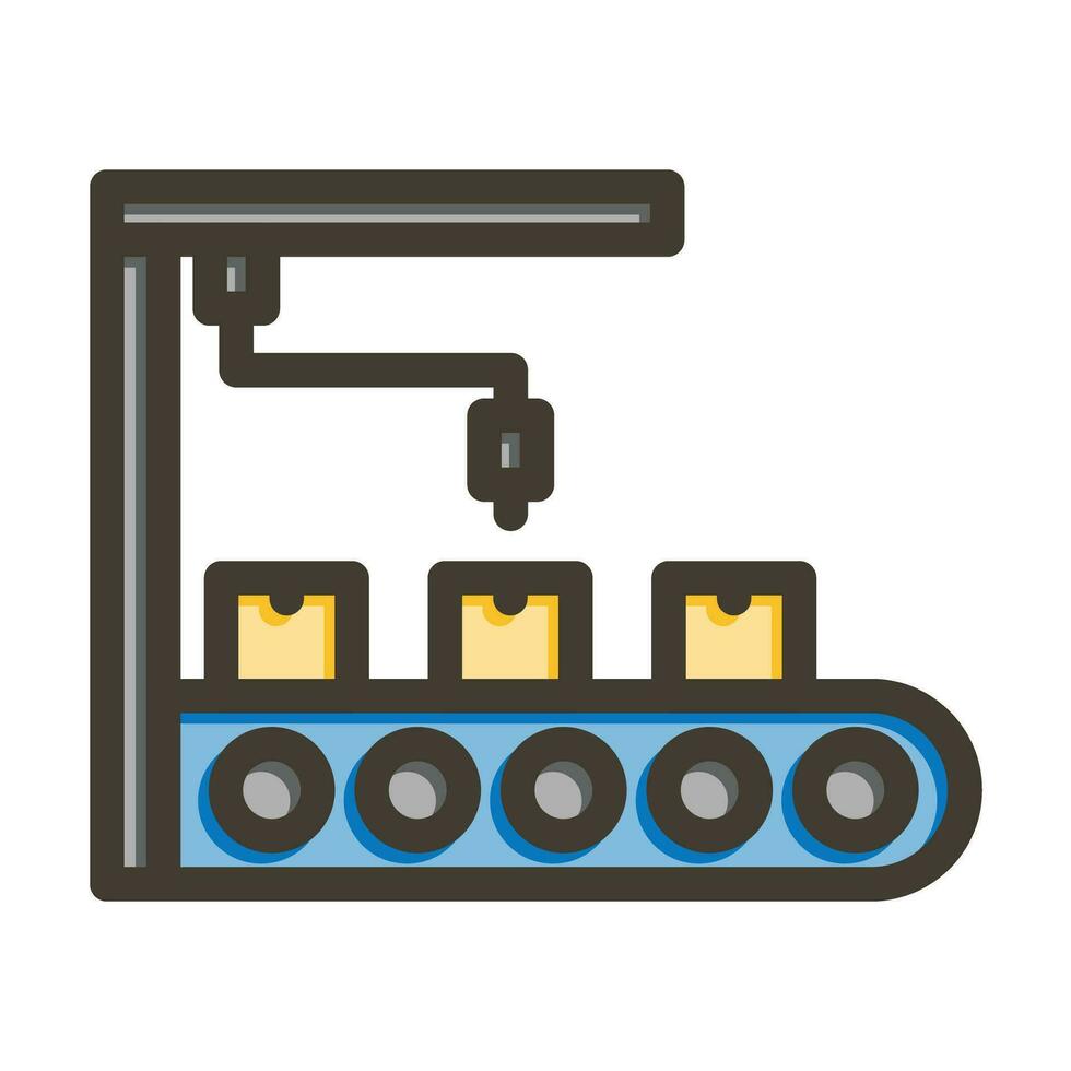 Masse production vecteur épais ligne rempli couleurs icône pour personnel et commercial utiliser.