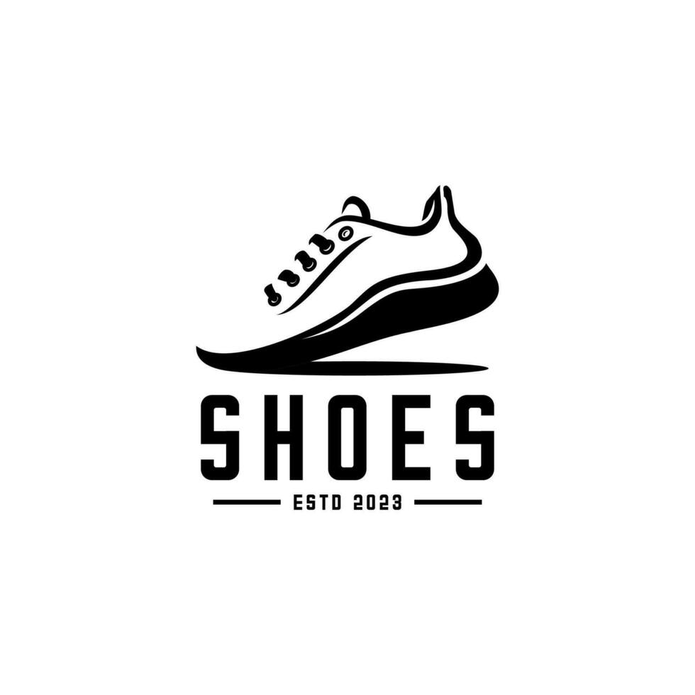 chaussure vecteur conception, logo des chaussures