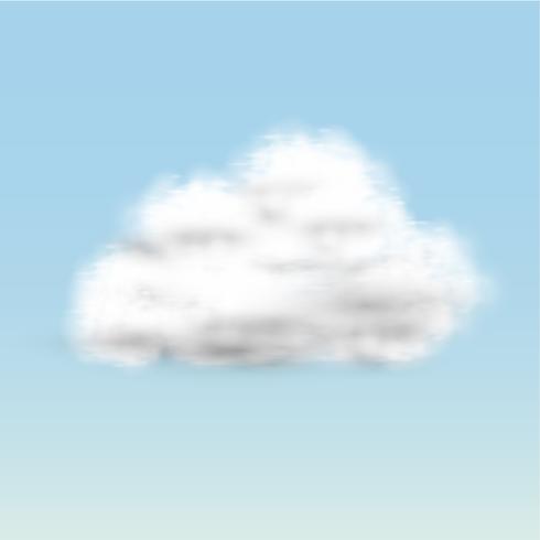 Nuages réalistes, vector