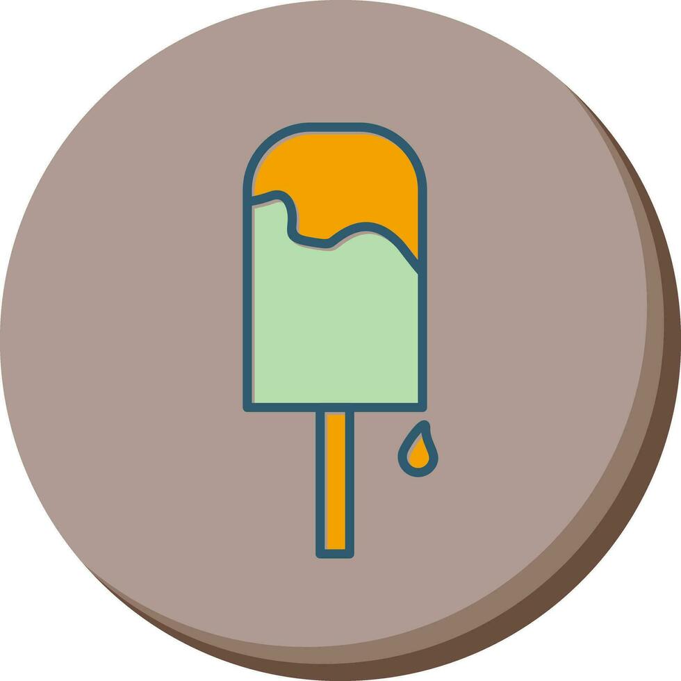 icône de vecteur de sucette glacée