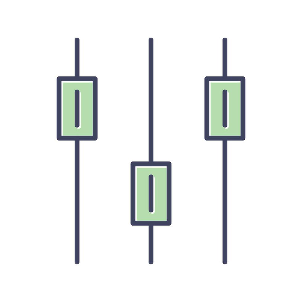 icône de vecteur de contrôle du volume