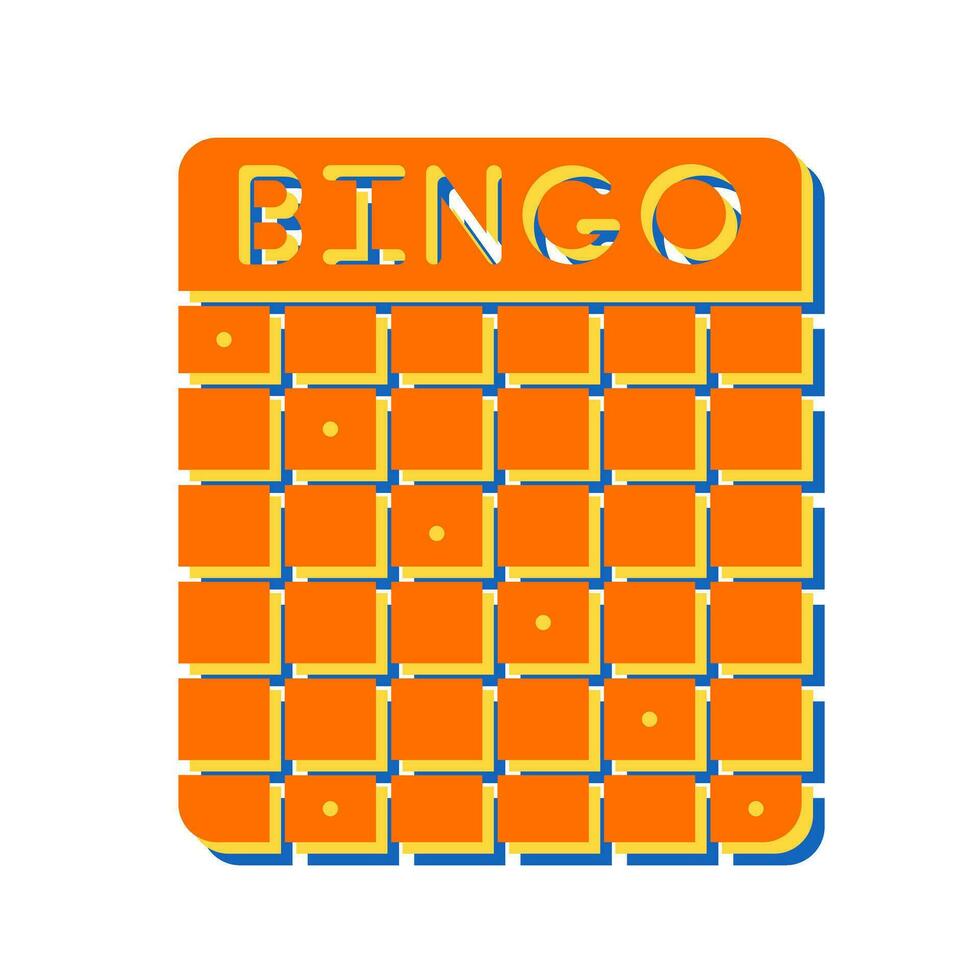 icône de vecteur de bingo