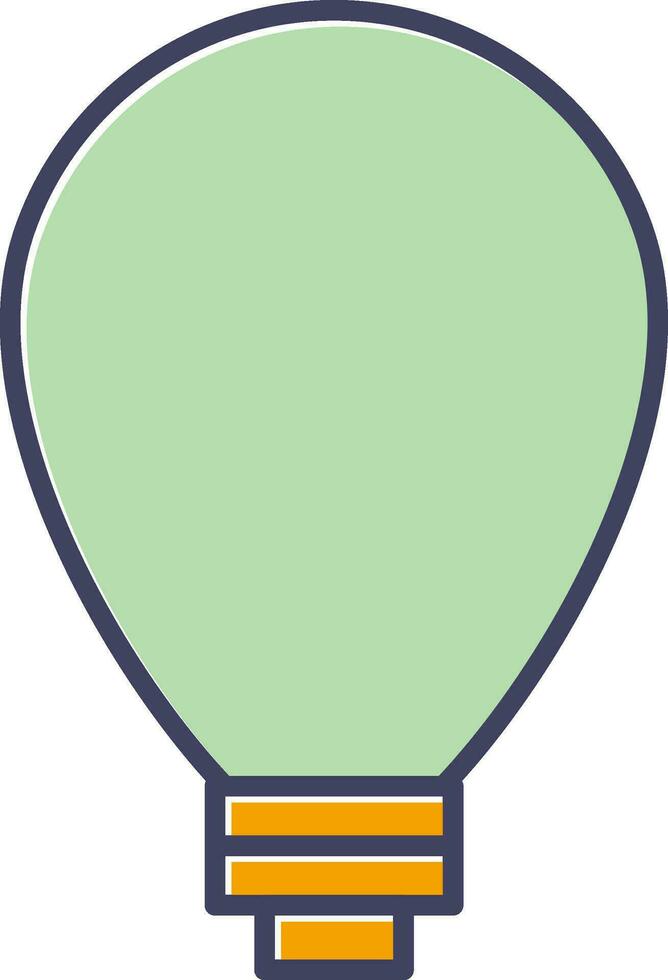 icône de vecteur d'ampoule électrique