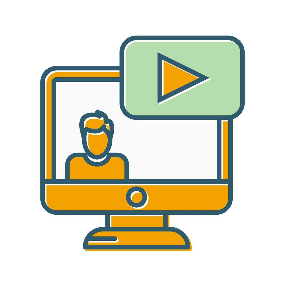 icône de vecteur de webinaire