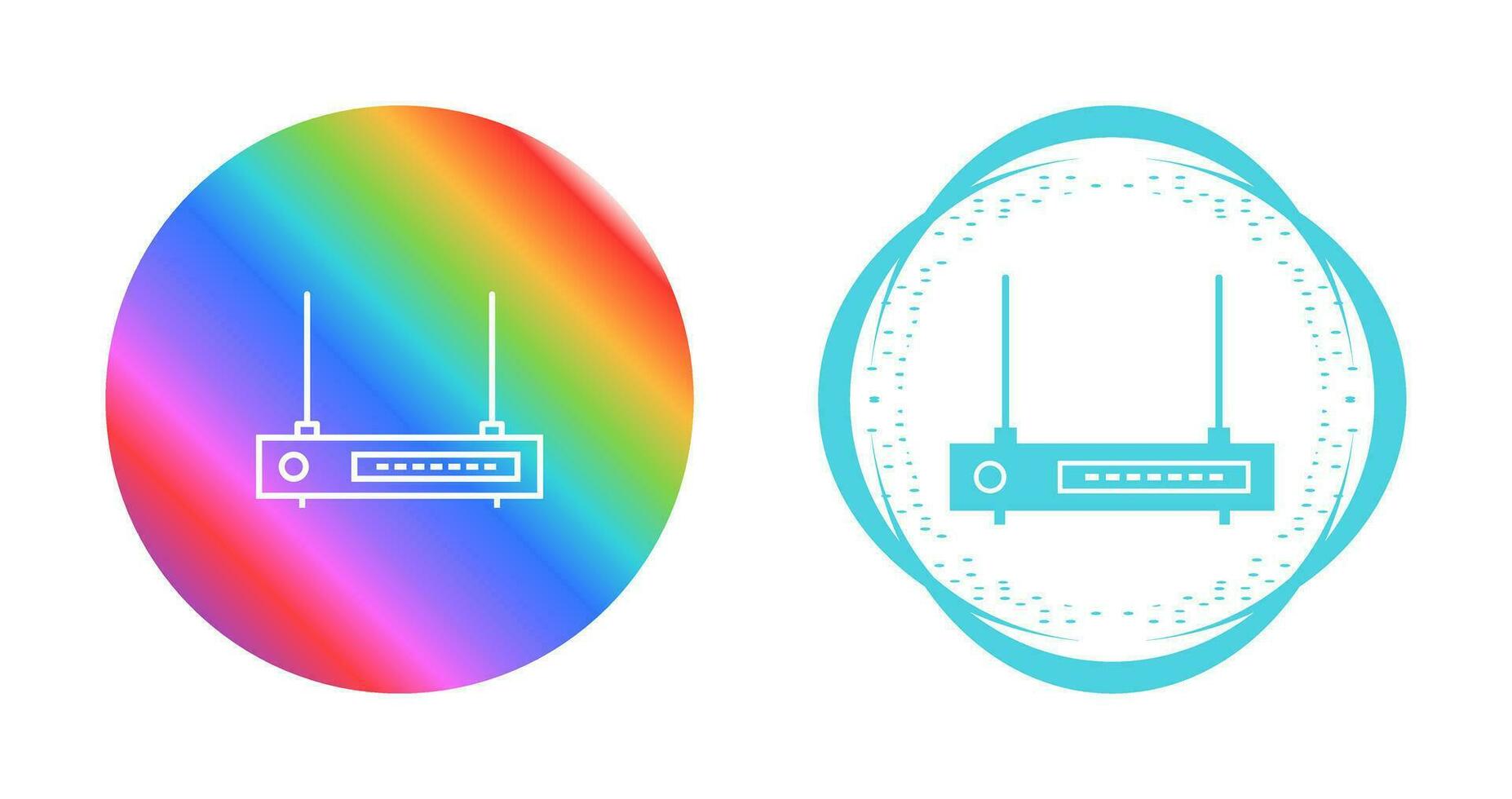 icône de vecteur de routeur wifi