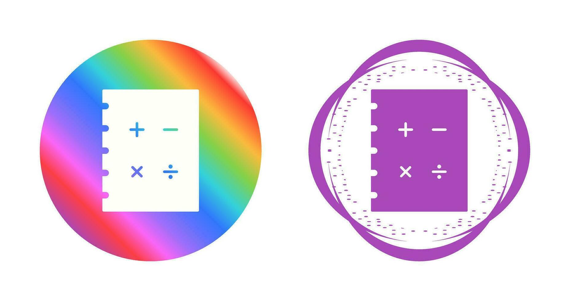 icône de vecteur de mathématiques