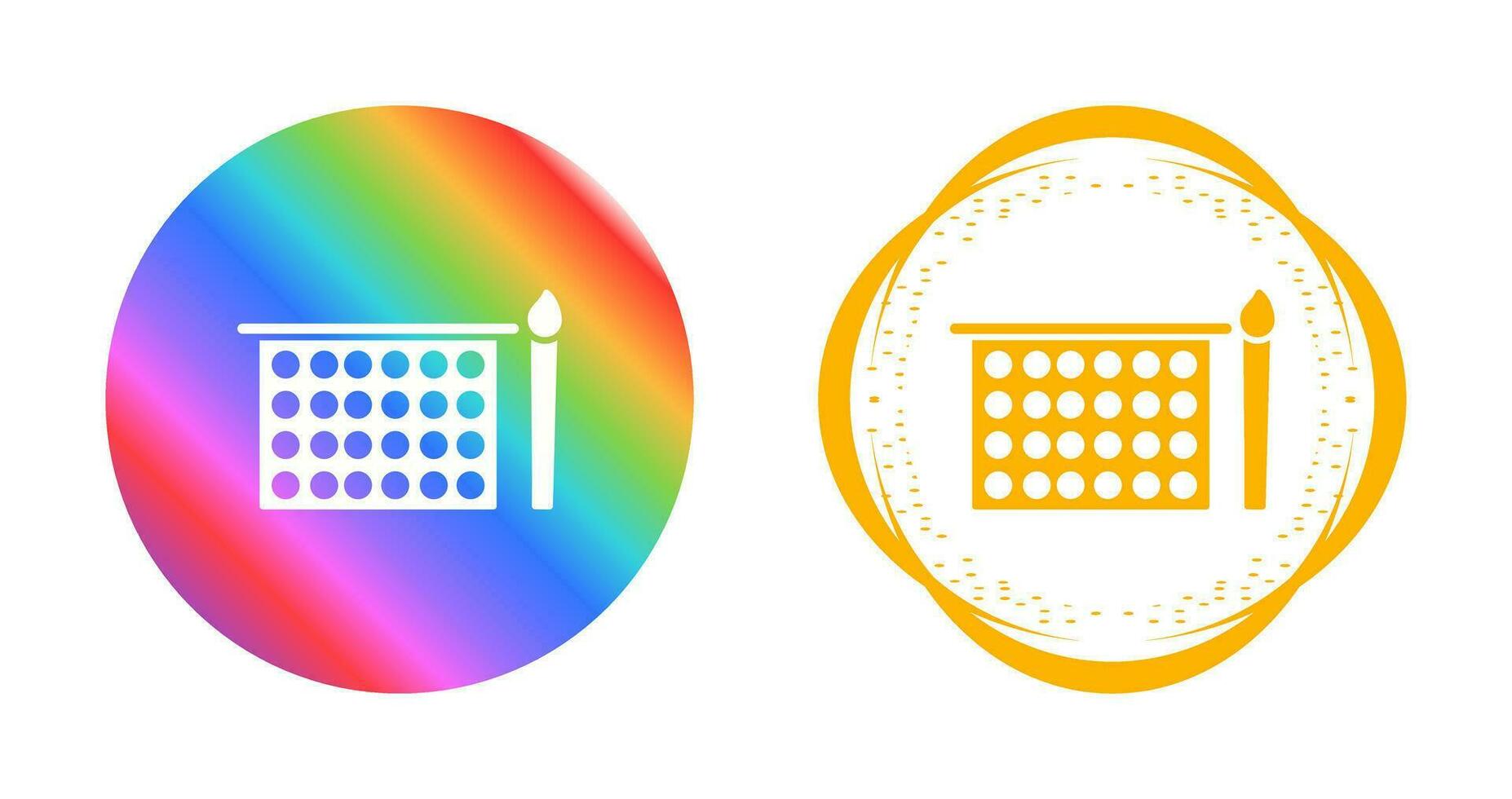 icône de vecteur de palette