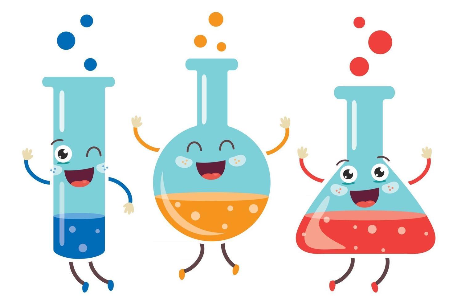 concept d'expérience de chimie vecteur