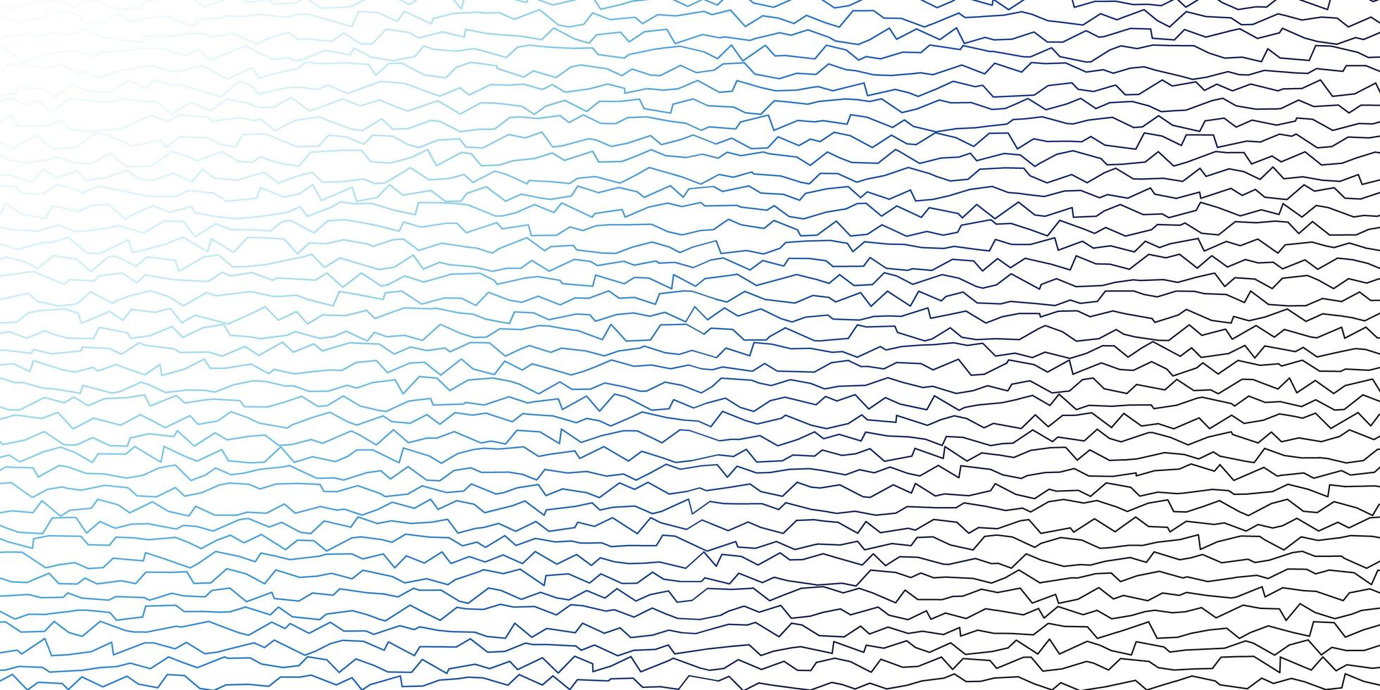 toile de fond de vecteur bleu foncé avec des lignes pliées. illustration lumineuse avec des arcs circulaires dégradés. modèle pour les annonces, publicités.