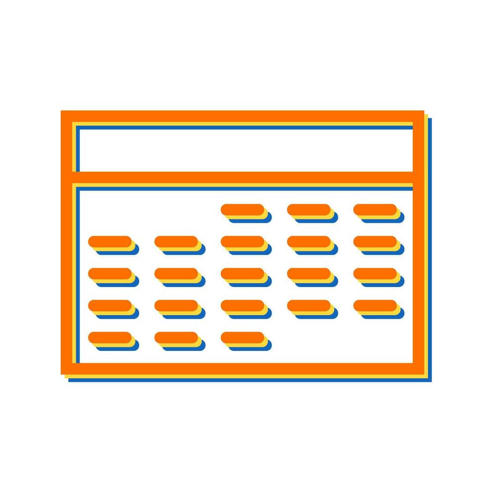 icône de vecteur de calendrier