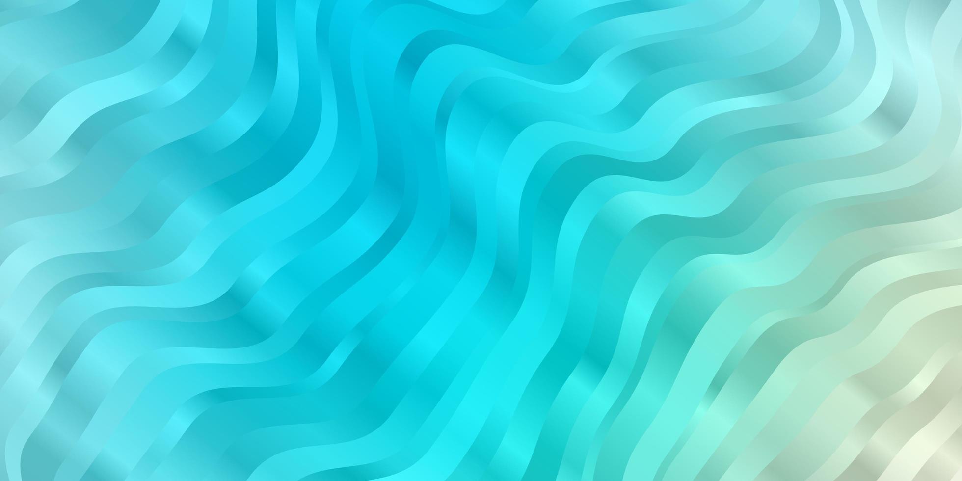 fond de vecteur bleu clair, vert avec des lignes courbes. illustration colorée dans un style circulaire avec des lignes. modèle pour les sites Web, pages de destination.