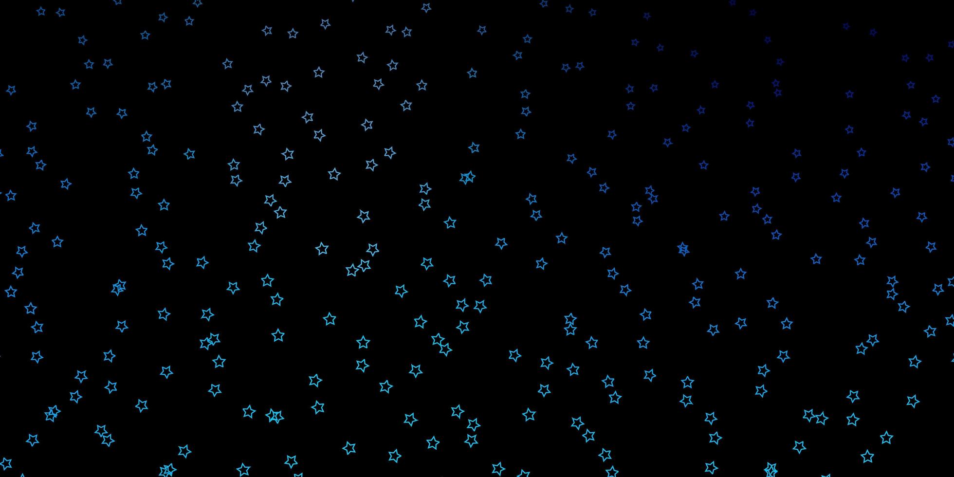 texture de vecteur bleu foncé avec de belles étoiles. illustration abstraite géométrique moderne avec des étoiles. conception pour la promotion de votre entreprise.