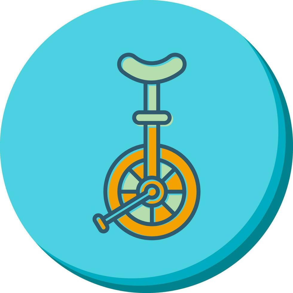 icône de vecteur de monocycle