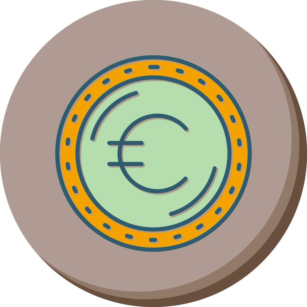 icône de vecteur de devise euro