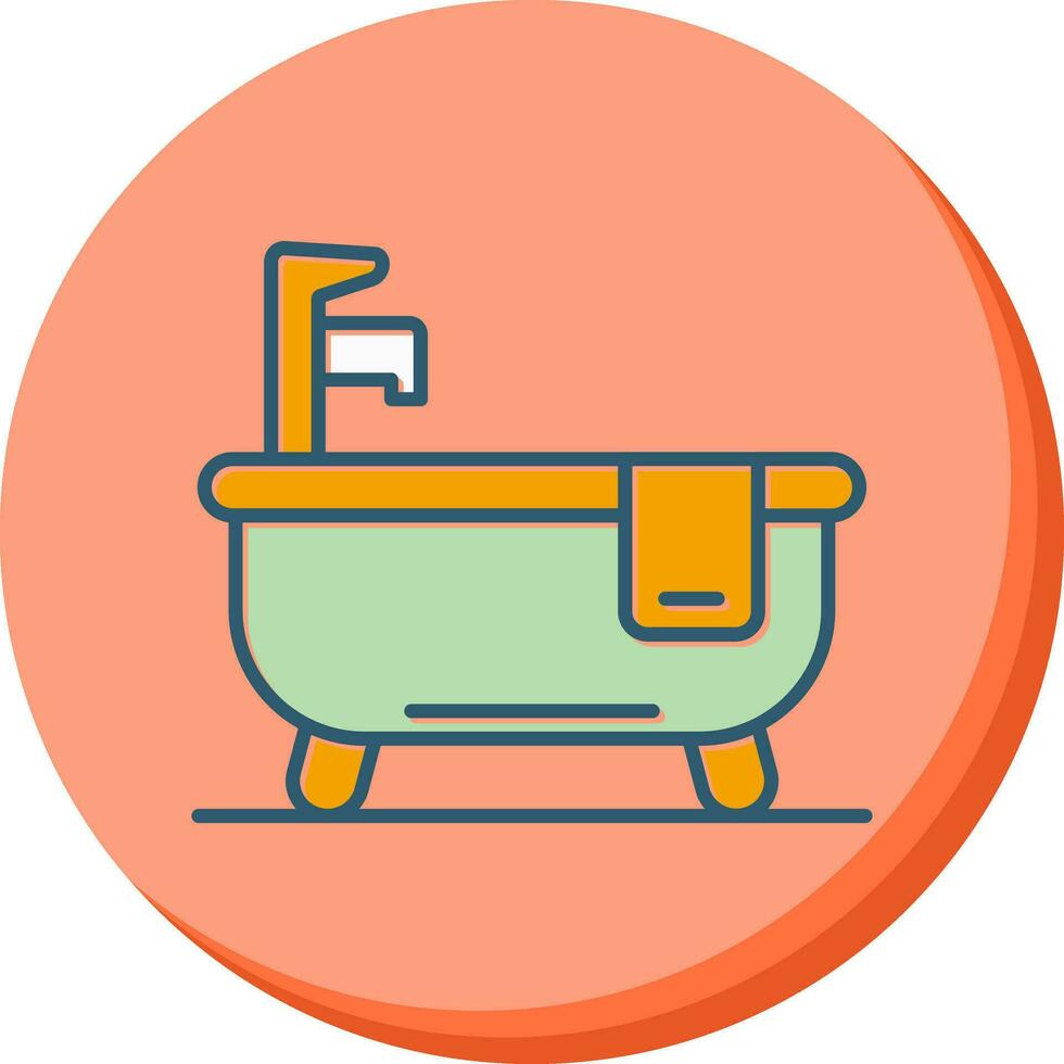 icône de vecteur de bain