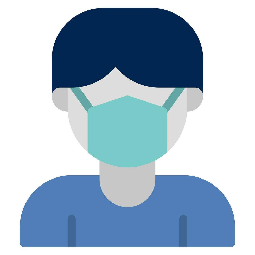 masque protection icône illustration vecteur
