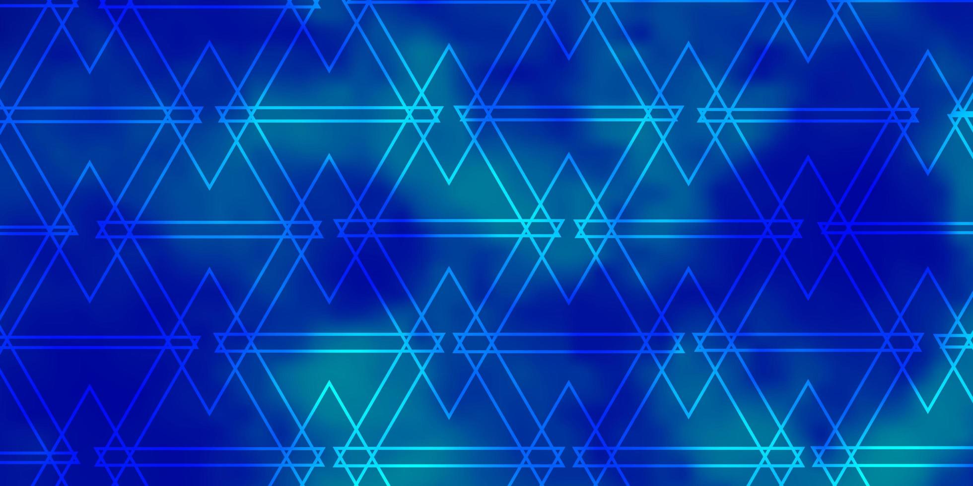 motif vectoriel bleu clair avec style polygonal. illustration avec ensemble de triangles colorés. modèle pour les publicités.