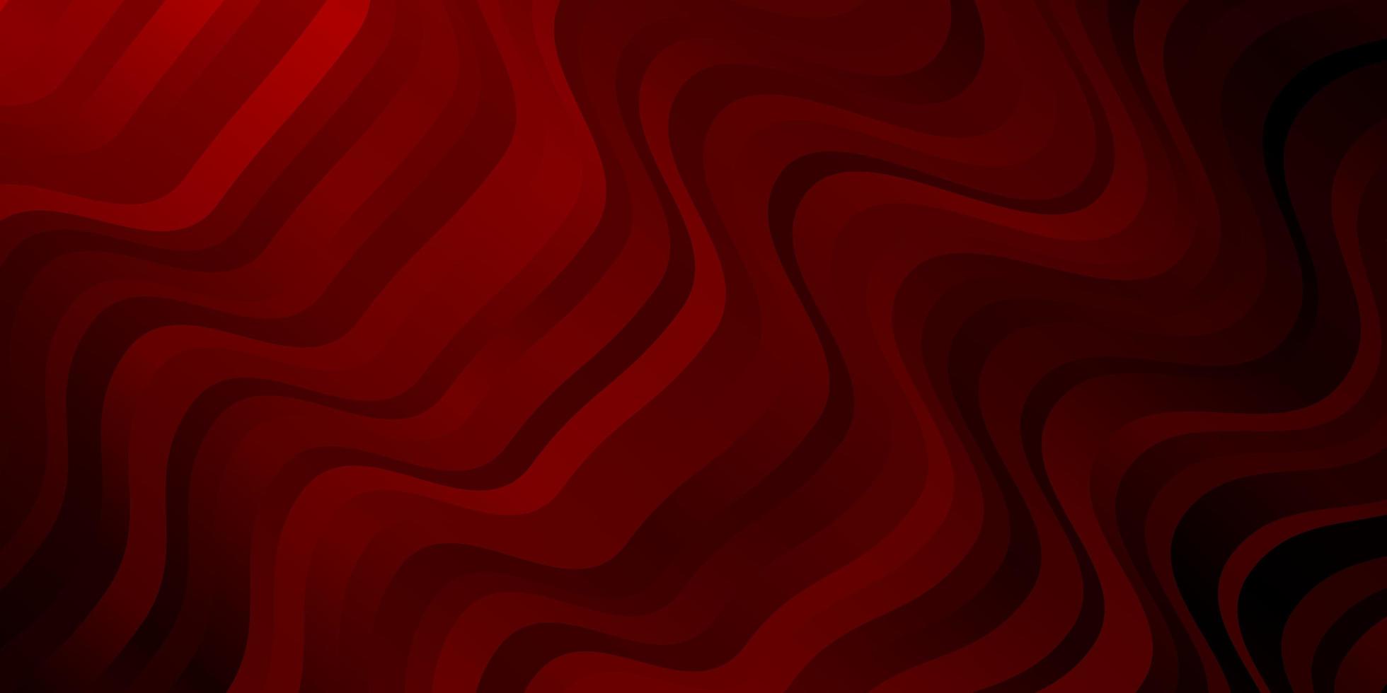 fond de vecteur rouge foncé avec des lignes. illustration dans un style abstrait avec dégradé incurvé. meilleur design pour votre annonce, affiche, bannière.