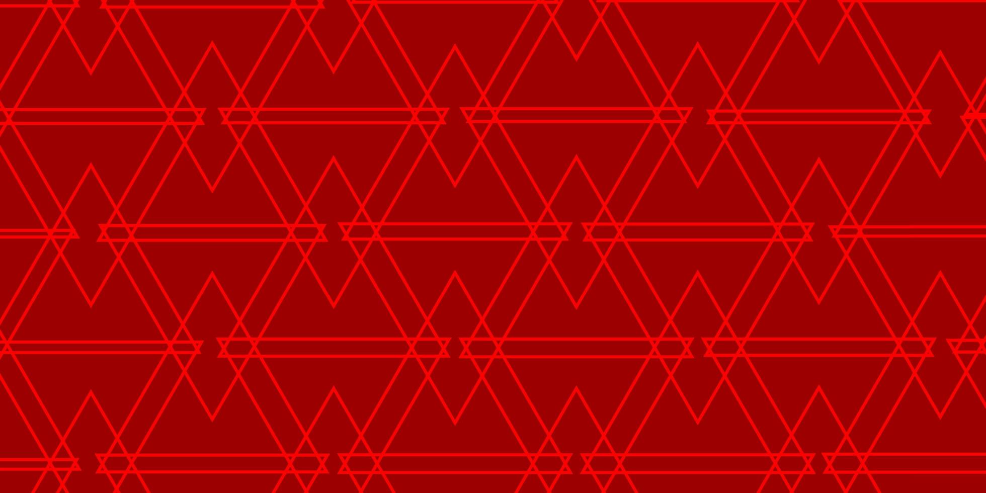 texture vecteur rouge clair avec style triangulaire. illustration abstraite de paillettes avec des formes triangulaires. modèle pour livrets, dépliants