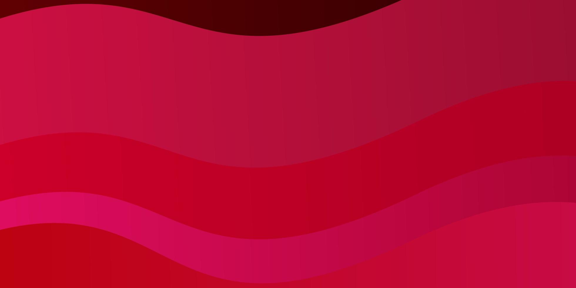 modèle vectoriel rouge foncé avec des lignes tordues. illustration dans un style abstrait avec dégradé incurvé. modèle pour les téléphones portables.