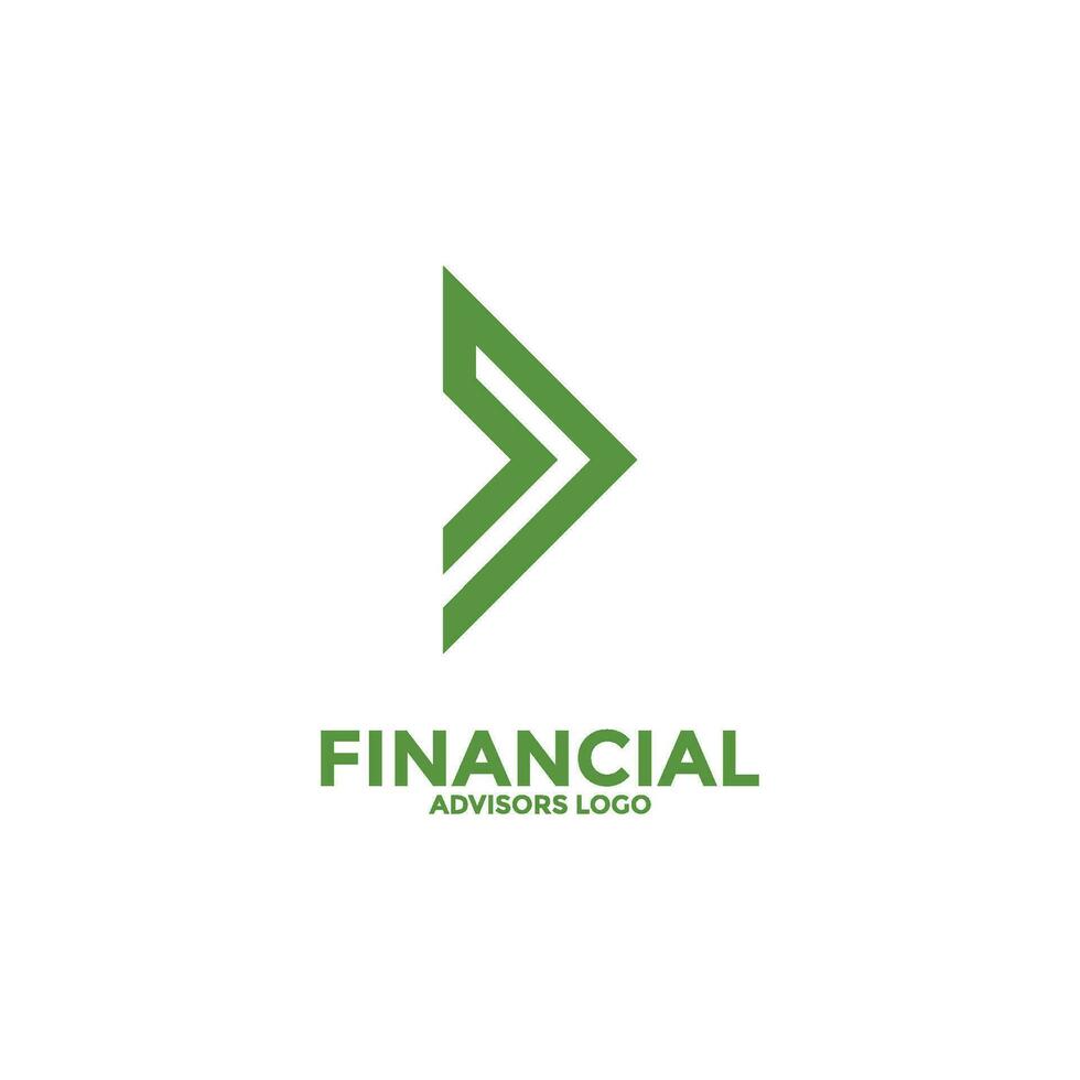 Créatif financier et investissement logo vecteur, moderne la finance conseillers logo conception modèle vecteur