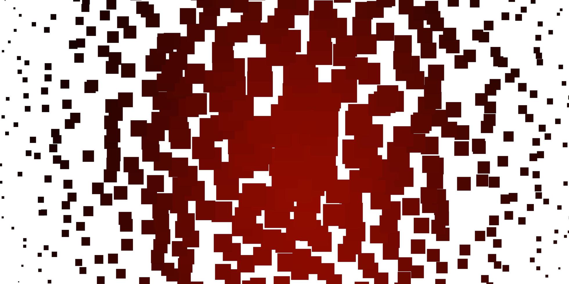 texture vecteur rouge clair dans un style rectangulaire. illustration abstraite de dégradé avec des rectangles colorés. modèle pour les téléphones portables.