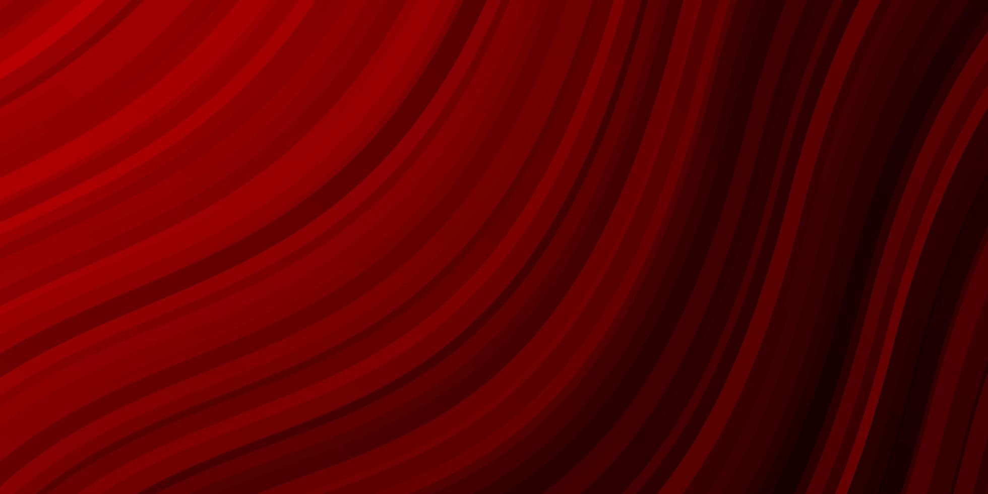 modèle vectoriel rouge foncé avec des lignes ironiques. illustration colorée avec des lignes courbes. modèle pour les sites Web, les pages de destination.