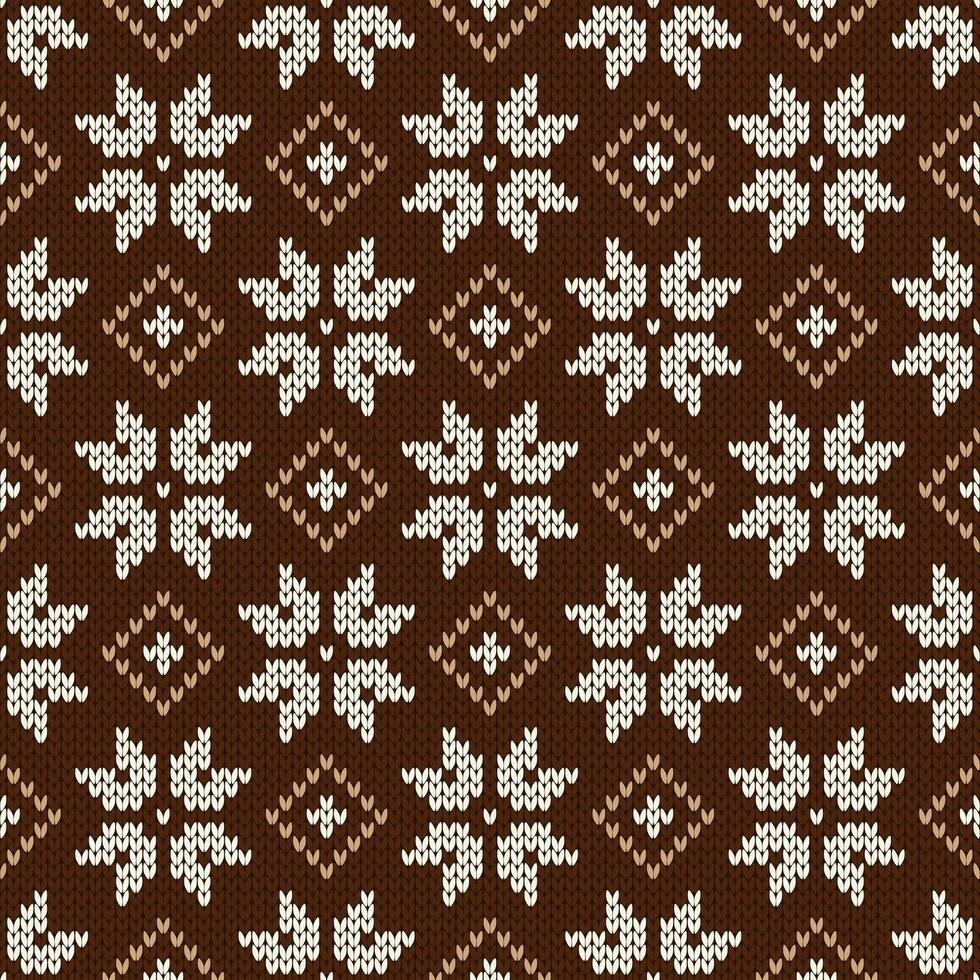 norvégien style chandail texture. vecteur illustration avec flocons de neige.