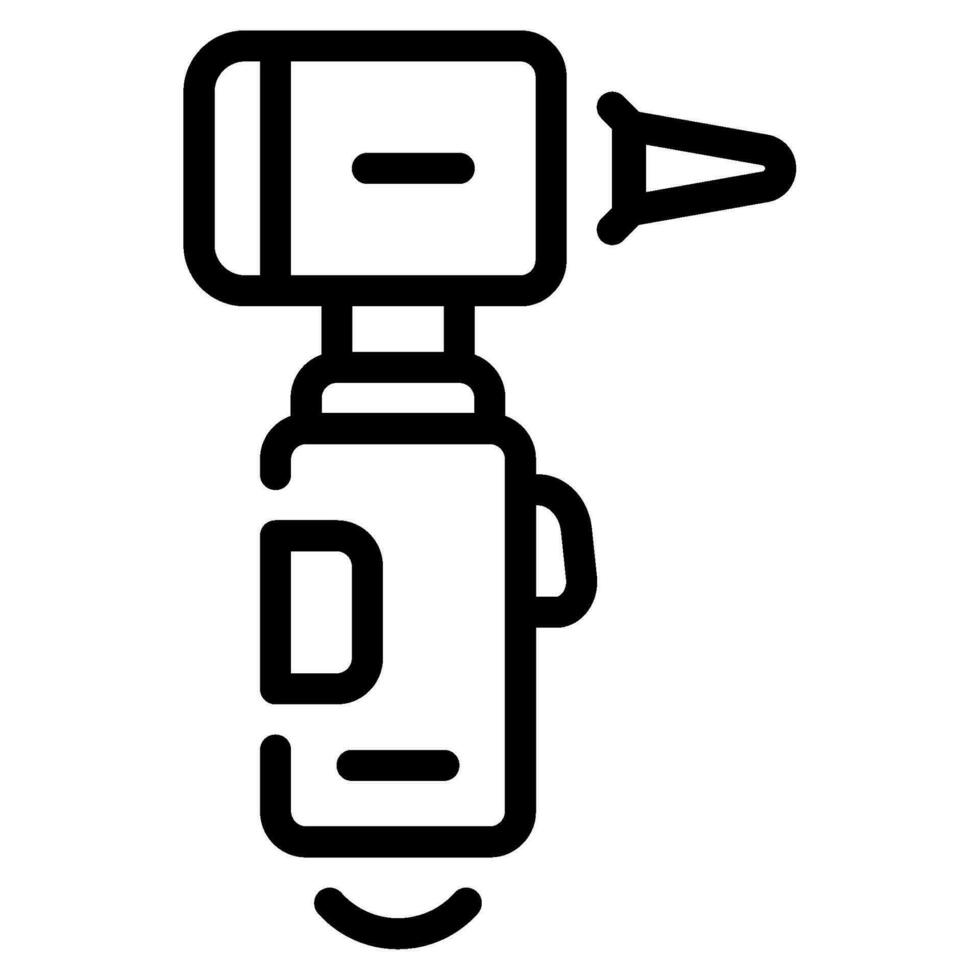 otoscope icône illustration, pour la toile, application, infographie, etc vecteur