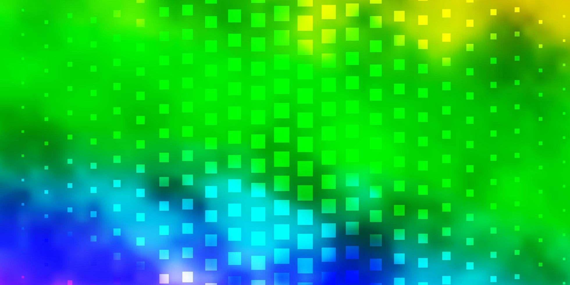 modèle de vecteur multicolore clair dans les rectangles. illustration colorée avec des rectangles et des carrés dégradés. modèle pour téléphones portables.