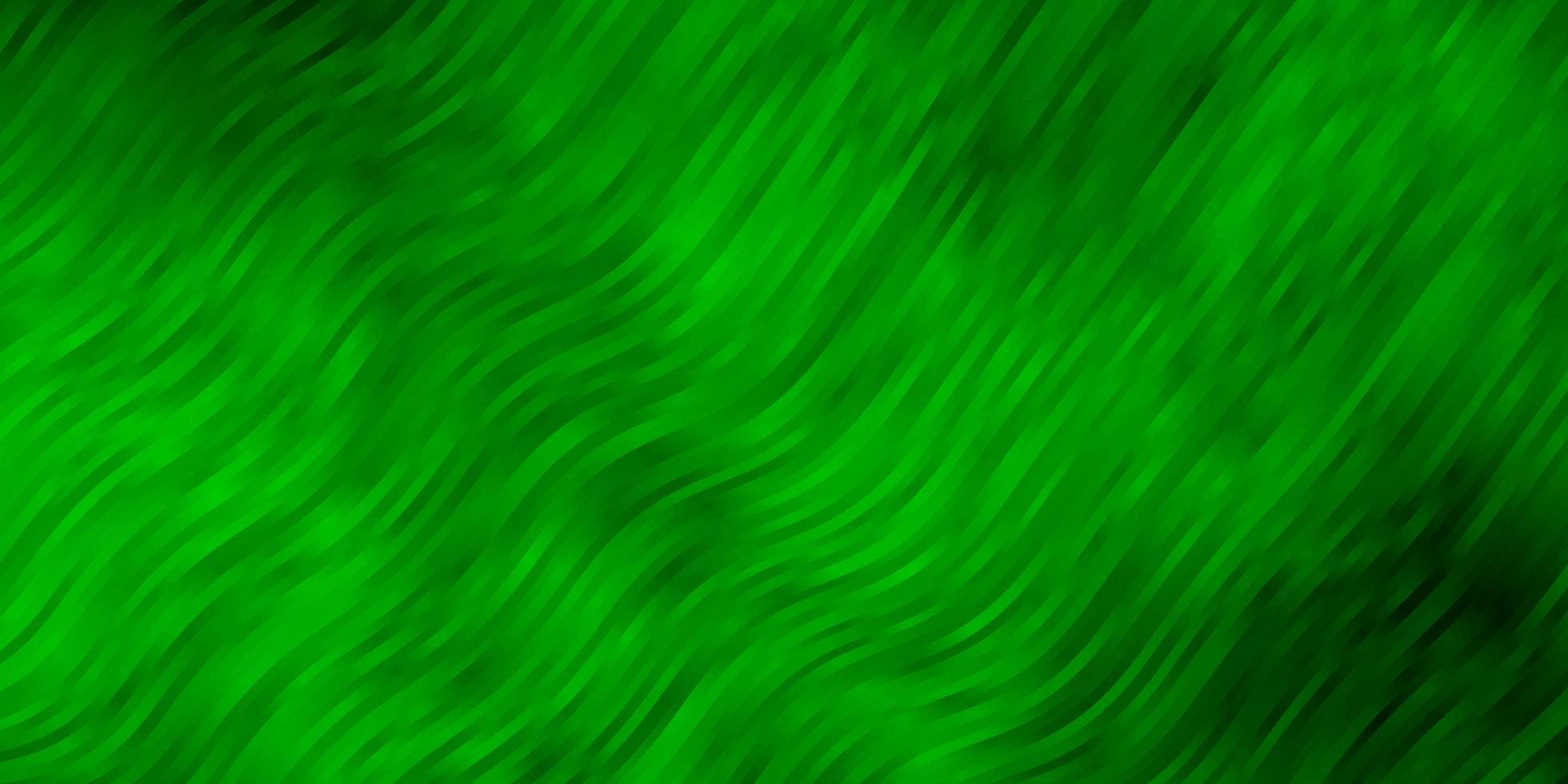 disposition de vecteur vert clair avec des courbes. illustration colorée, qui se compose de courbes. modèle pour les sites Web, les pages de destination.