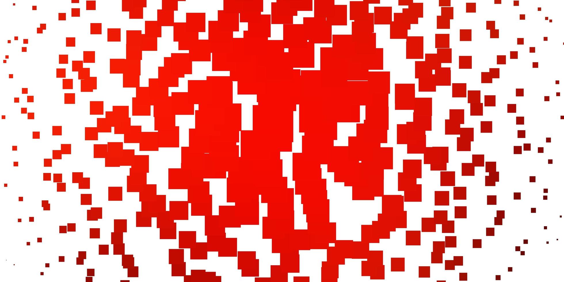 disposition vectorielle rouge clair avec des lignes, des rectangles. illustration abstraite de dégradé avec des rectangles. modèle pour les publicités, les annonces. vecteur