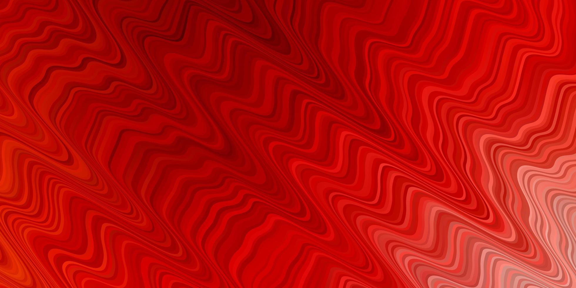 toile de fond de vecteur rouge clair avec des lignes pliées. illustration abstraite de dégradé avec des lignes tordues. conception pour la promotion de votre entreprise.