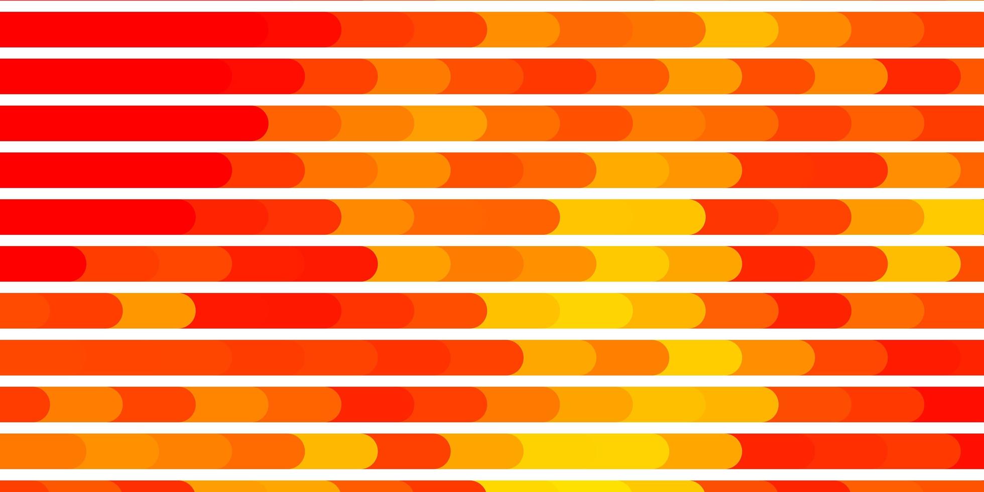 modèle vectoriel orange clair avec des lignes. design abstrait dégradé dans un style simple avec des lignes nettes. modèle pour votre conception d'interface utilisateur.