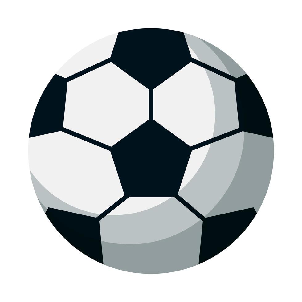 icône isolé de ballon de sport de football vecteur