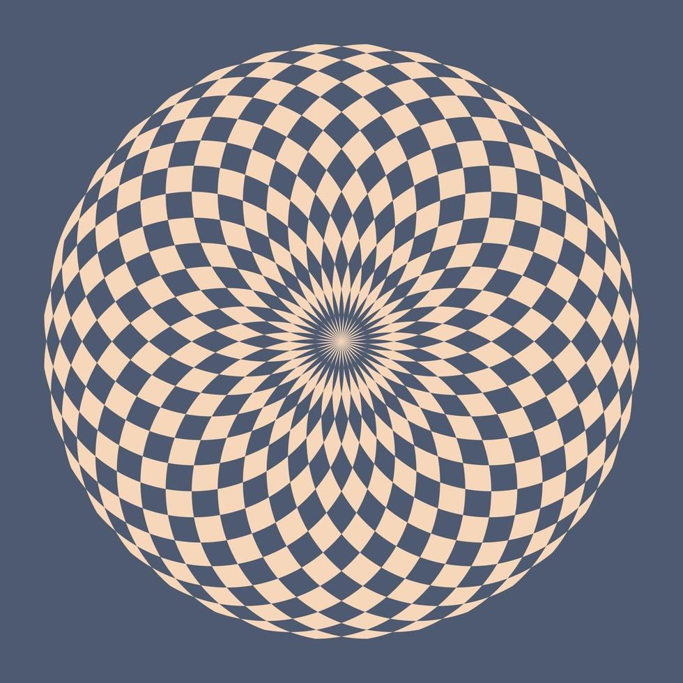 abstrait hypnotique coloré. illustration vectorielle. vecteur