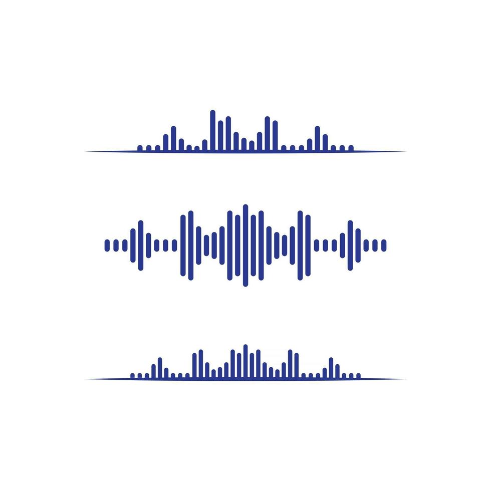 illustration vectorielle des ondes sonores vecteur