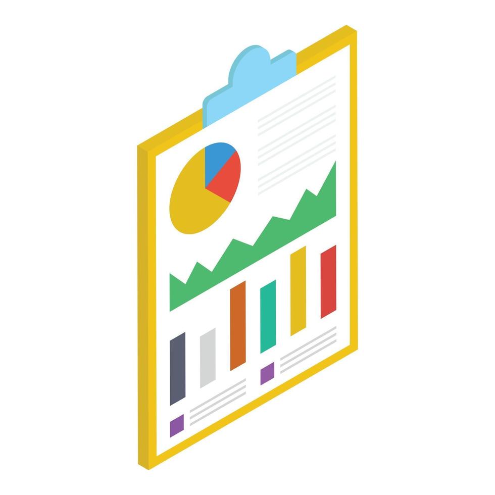 concepts de rapport d'activité vecteur